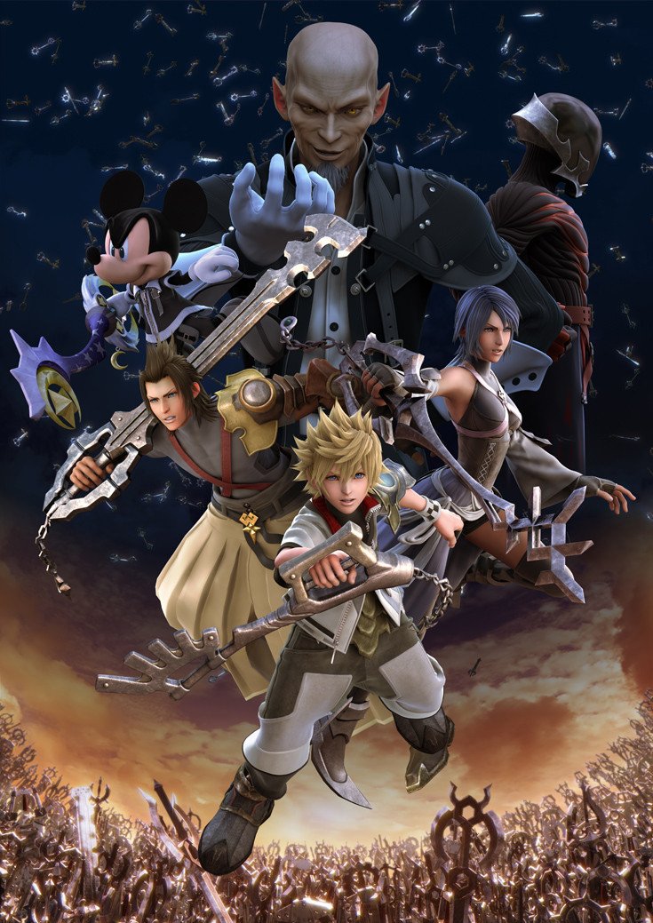 Amazon.com: 1 X Kingdom Hearts Birth By Sleep Game Fabric Wall